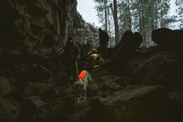 Ruffwear Lumenglow Hi Viz Jacket Blaze Orange Gr. S Ruffwear Lumenglow Hi Viz Jacket Blaze Orange Gr. S